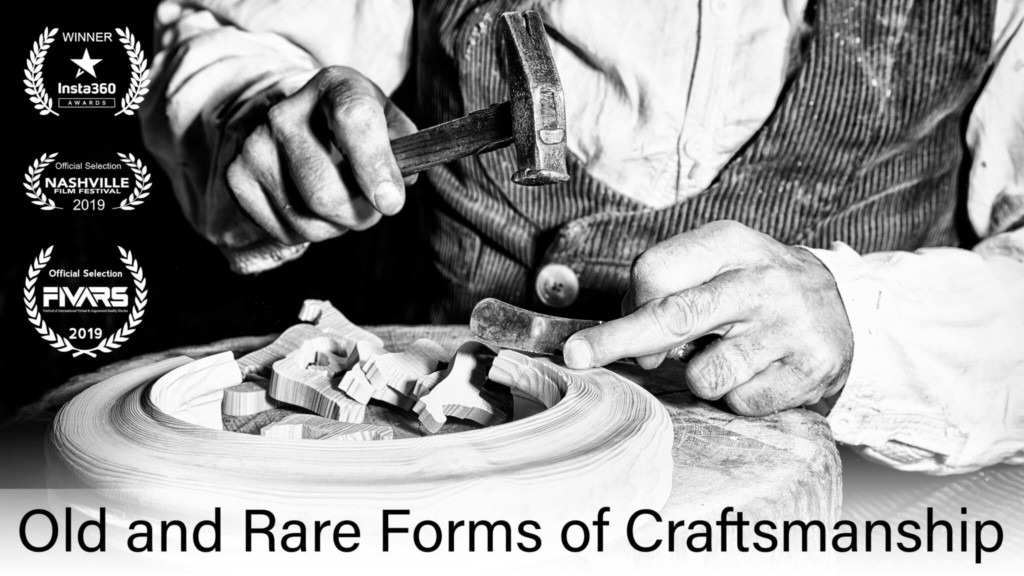 old and rare forms of craftsmanship vr - poster updated