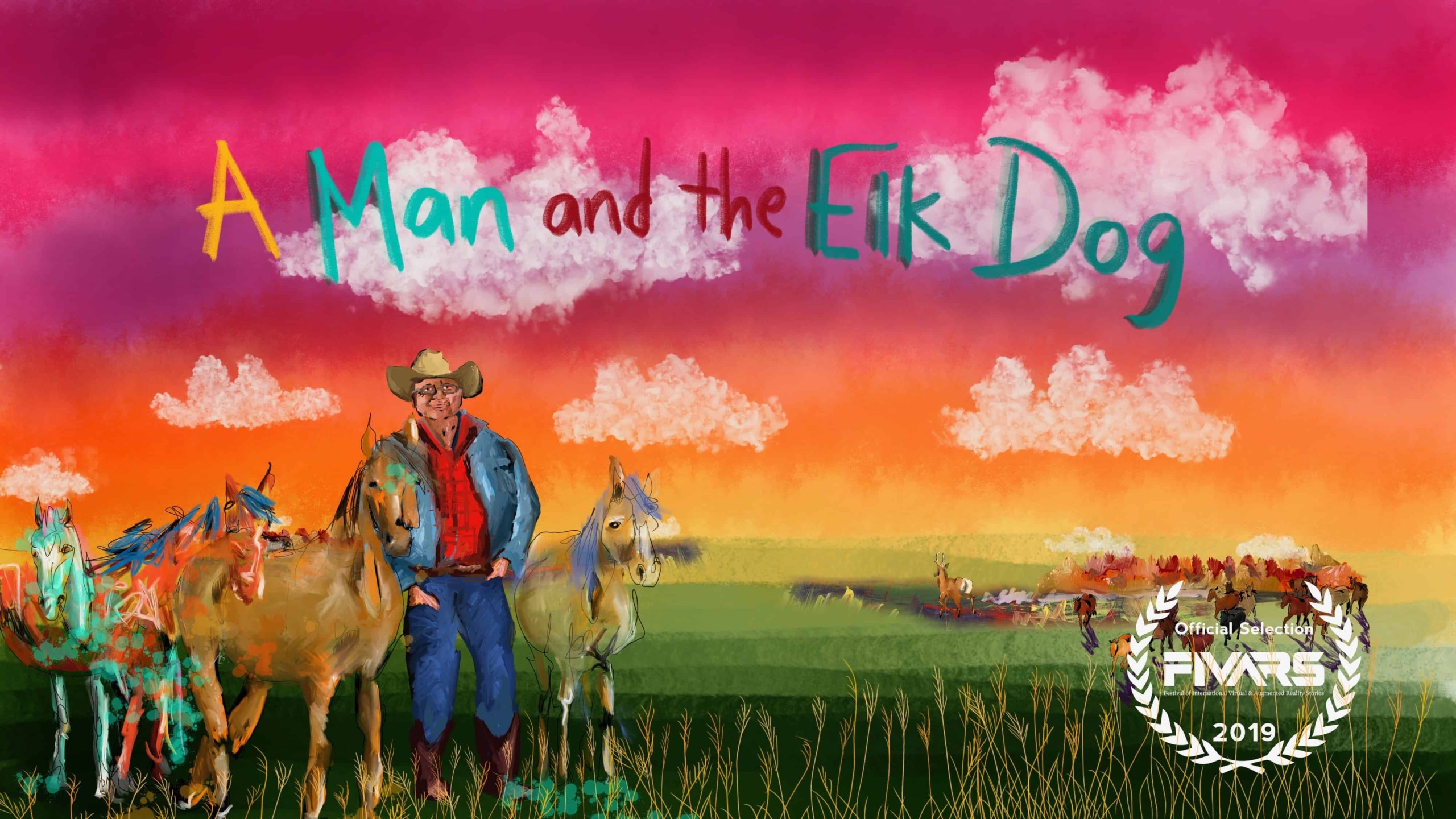 The Man and the Elk Dog